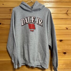 Dale Earnhardt Jr. #88 Gray Hoodie Men's Hendrick MotorSports Sweatshirt XL